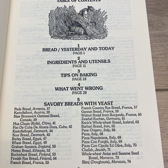 Vintage Breads of the World by Mariana Honig Cookbook‎ - Picture 3 of 13